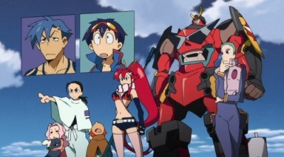 gurren lagann,anime,japon,série