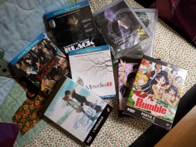 anime,dvd,bla bla,school rumble,bokura ga ita,ghost in the shell,michiko to hatchin,mushishi,darker than black,baccano